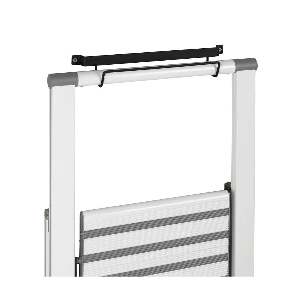 Wall Mounted Ladder Holder Black