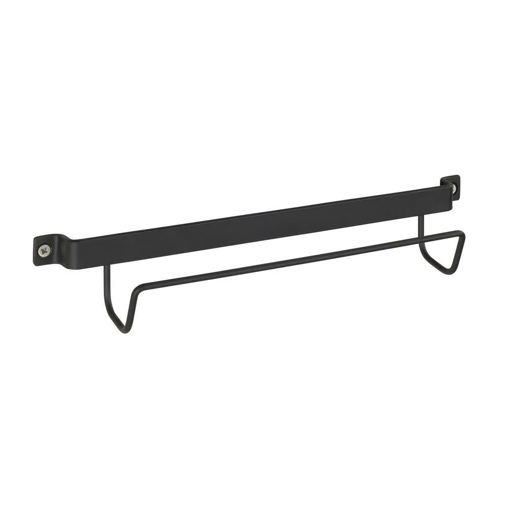 Wall Mounted Ladder Holder Black